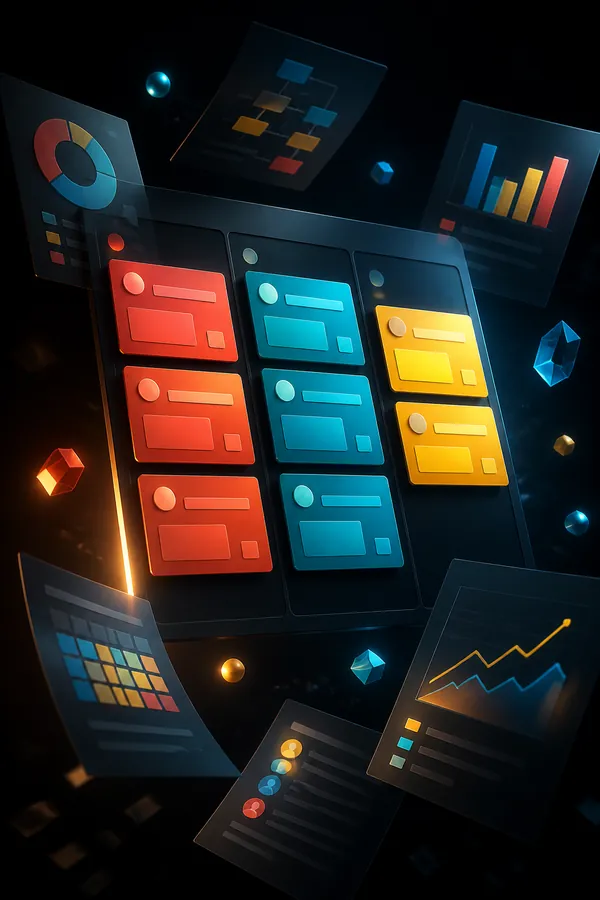Agile project workspace poster