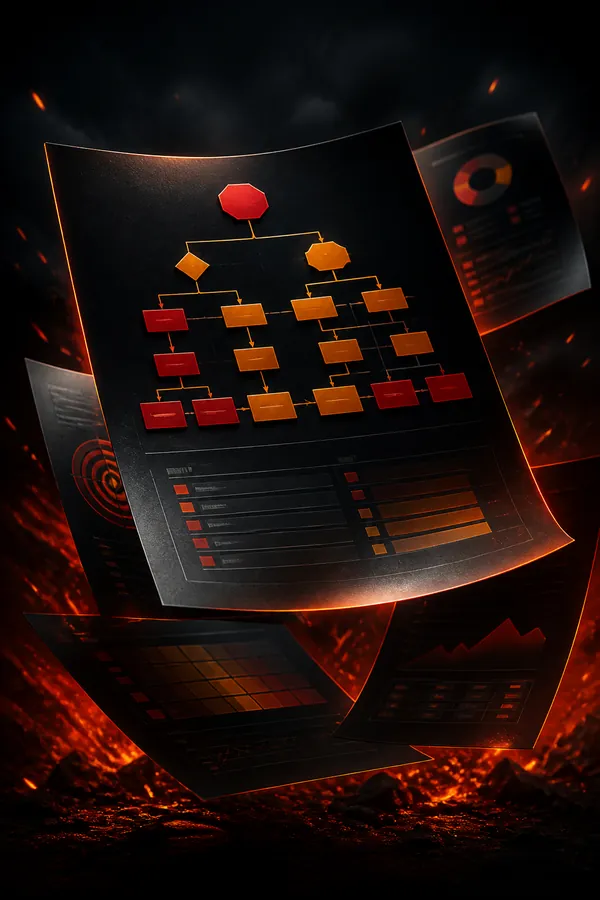 Crisis management guide poster