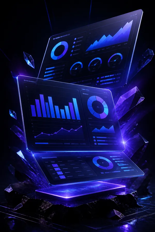 KPI dashboard poster
