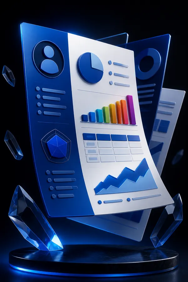 Executive LinkedIn branding kit poster