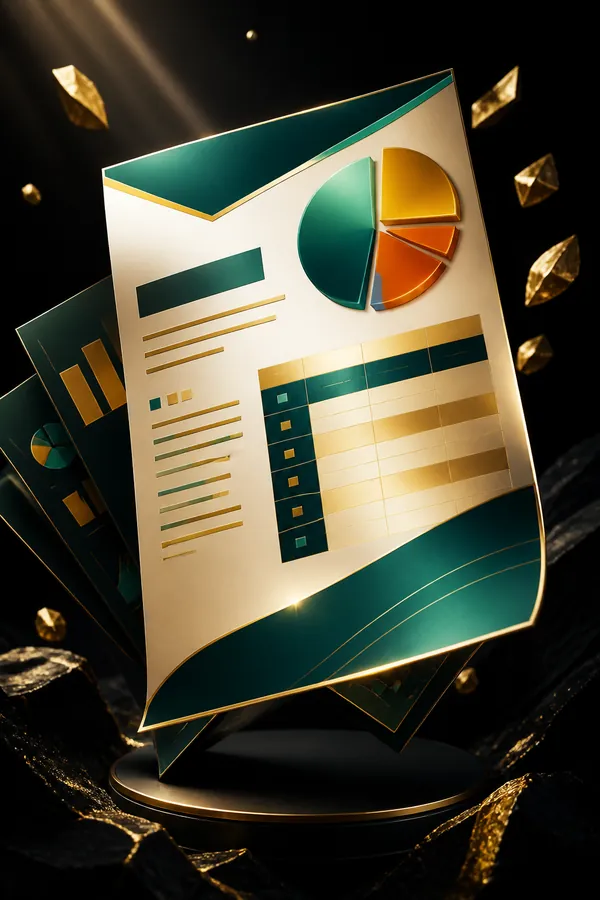 B2B proposal template poster