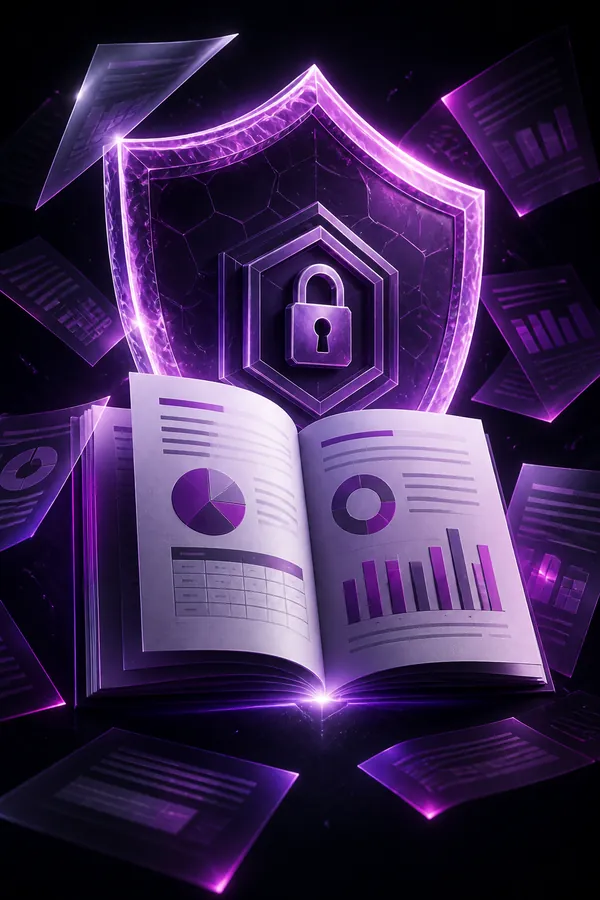 Remote work security policy poster