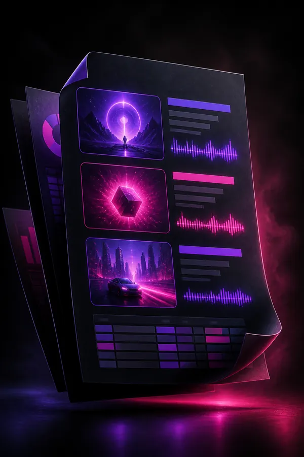 Short-form video scripts poster